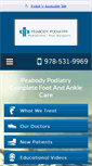 Mobile Screenshot of peabodypodiatrist.com